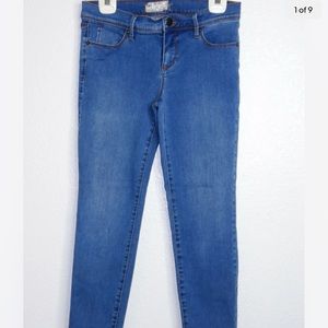 Anthropologie Free People FP Skinny Leg Denim 29 Light Wash Super Stretchy